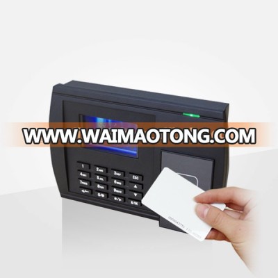 Office security products TCP/IP RFID card time attendance system optional wifi or GPRS (S550)