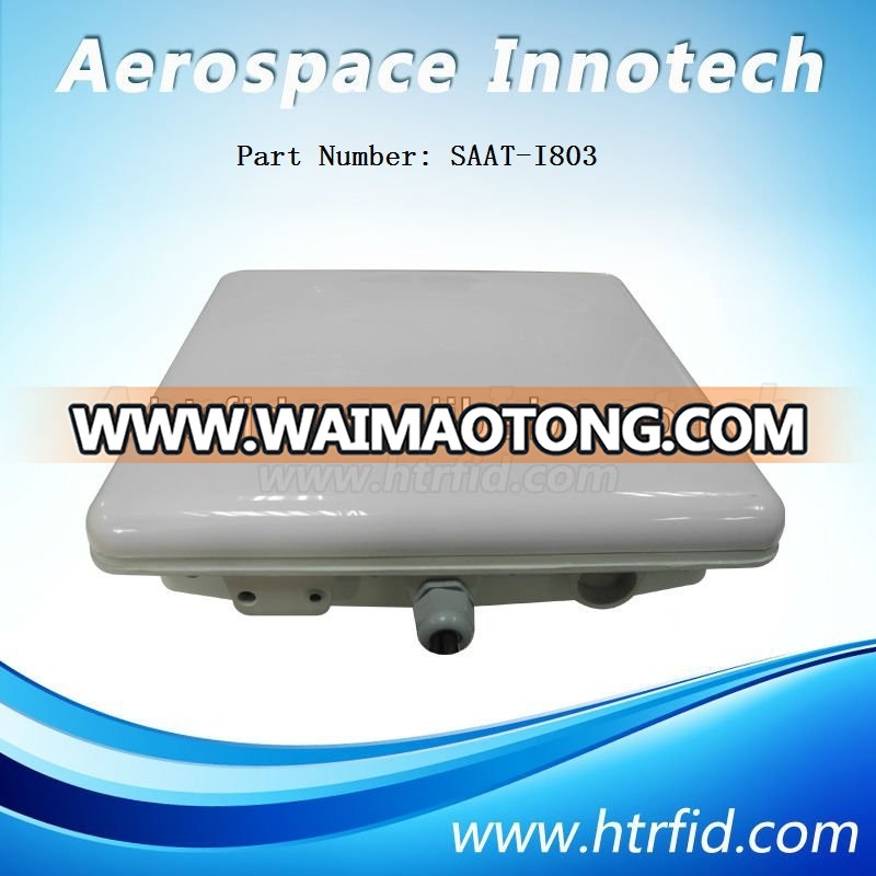 RFID reader long, Integrated UHF RFID Reader, 860-960MHz, built-in 9dBi Circular Polarization antenna